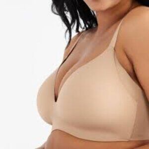 NWT KNIX BEIGE WINGWOMAN BRA - 8